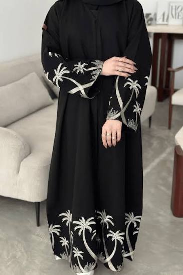 اجمل صور عبايات خليجي سوداء - قمر qamar