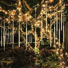 Bluefire Upgraded Meteor Shower Rain Lights A Sizzling Series Led Christmas Lights For Decoration Rain Lights Led Lights Wedding Meteor Lights