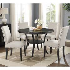 Gracie Oaks Amy 5 Piece Dining Set Reviews Wayfair Wooden Dining Table Set Dining Room Sets Dining Chairs