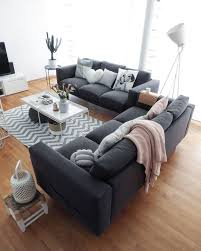 Suspension d'assises ressorts acier nosag. 3 Sitzer Sofa Jimi Fur Deko Deco Canape Gris Decoration Salon Appartement Salon Canape Gris
