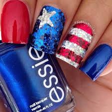 Add some stripes and stars to be patriotic from head to toes. 29 Fantastic Fourth Of July Nail Design Ideas Stayglam July Nails 4th Of July Nails Nails