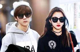 Lu Han And Girlfriend Guan Xiaotong Vacation In South Korea Casual Sportswear Guan Xiao Tong China Girl