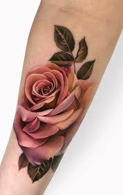 Pink rose dainty hand tattoo. 50 Realistic Rose Tattoos That Look Like Art