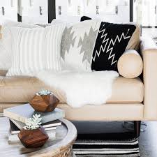 The Citizenry Tobala Pillow Cream The Citizenry Cream Couch Living Room Leather Couches Living Room Cream Couch Pillows