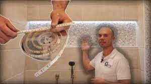 Why install led lighting in your niche? How To Install Led Lights In Shower Niche Actual Job Youtube