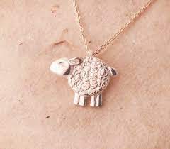 Silver Sheep Necklace Pure Silver Pendant By Bluedotjewelry 49 00 Pure Silver Necklace Neck Jewellery
