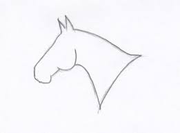 Simple Horse Head Outline For My Foot Or Wrist One Day Horse Tattoo Horse Head Drawing Horse Outline