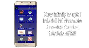 New Infinity Tv Apk Info Full Hd Channels Movies Series Tutorials 2020 In 2020 Watch Live Tv Live Channels Tutorial
