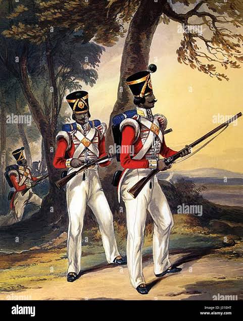 East india company army hi-res stock photography and images - Alamy