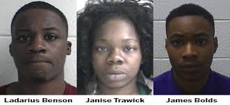 Three arrested after robbery at gunpoint, police say