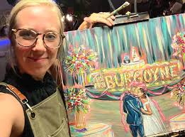 Wedding live painting services in WNY
