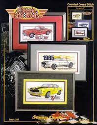Stoney Creek Classic Hot Rods Cross Stitch Pattern Cross Stitch Cross Stitch Patterns Chocolate Cross Stitch