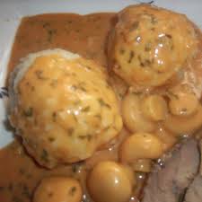 Rene S Kartoffelknodelen Mit Jagersosse Rezept Rezepte Rezeptideen Und Lebensmittel Essen