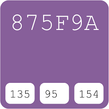 Wisteria promo codes & coupons, december 2020. Wisteria Purple Fujimurasaki 875f9a Hex Color Code Rgb And Paints