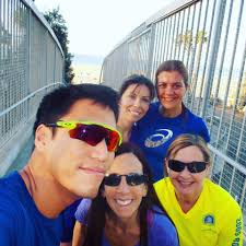 Wishing luck to runners and walkers