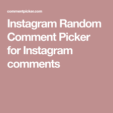We are also one of the fastest websites currently and our design is attractive for video content. Instagram Random Comment Picker For Instagram Comments Instagram Instagram Giveaway Pickers