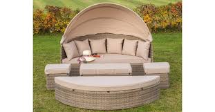 Merxx Sonneninsel Riva 5 Teilig Polyrattan Naturgrau Kaufen Bei Obi Garten Lounge Lounge Gartenmobel Lounge
