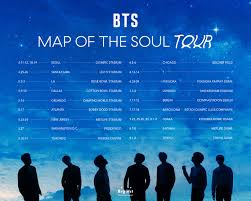 Sigue siendo uno, pero para las fans de bts. Bts Map Of The Soul Tour 2020 Cities And Ticket Details Kpopmap Kpop Kdrama And Trend Stories Coverage