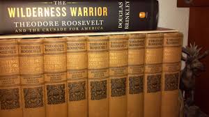 Set Of Theodore Roosevelt Books Held In Place With Moose Bookend Theodore Roosevelt Theodore Roosevelt