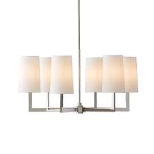 Shop for 6 lights vanity lights and the best in modern furniture. Glucksteinelements Dorset 6 Light Cylinder Pendant Chandelier With Linen Shade And Polishe The Home Depot Canada