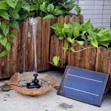 Lewisia Battery Backup Solar Fountain Pump With Led Lighting For Bird Bath Pool Garden Pond Submersible Solar Water Pump Kit 5w Solar Fountain Solar Water Pump Outdoor Water Features
