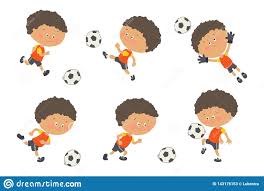 Sport grafik jungen fußball spieler zeichen Soccer Kid Set Cute Boy Playing Football In Yellow And Black Sport Uniform Goalkeeper Catching A Soccer Ball Cartoon Vektor Abbildung Illustration Von Lacheln Schwarzes 143176153