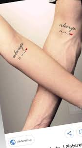 Mitad Fecha Tatoo Mellizo Disenos De Tatuaje Para Parejas Tatuajes En Pareja Pequenos Mejores Tatuajes Para Parejas