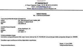 Surat kuasa kami yang bertanda tangan di bawah ini: Contoh Surat Kuasa Pengambilan Uang Di Bank Bjb Berbagai Contoh