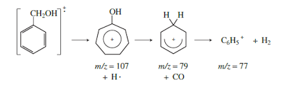 How Does Benzyl Alcohol Produce A Peak At M Z 79 Chemistry Stack Exchange