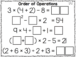 order of operations count it all joy