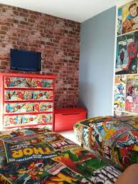 All of our marvel peel and stick products are rightfully licensed and printed on the highest quality vinyl so they will never damage your walls. 50 Marvel Wallpaper For Boy Room On Wallpapersafari