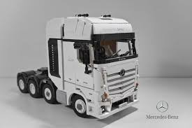 Lego Mercedes Benz Actros 4163 By Shineyu Lego Cars Lego Truck Lego Technic