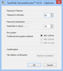 Sandisk usb flash drives come with a password and file encryption software called secureaccess v1.0 and the update is v2.0. Download Sandisk Secureaccess 3 02