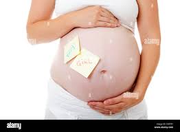 Belly Pregnant Girl Boy High Resolution Stock Photography And Images Alamy