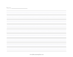 A4 Writing Medium Lined Paper Landscape Templates At Allbusinesstemplates Com
