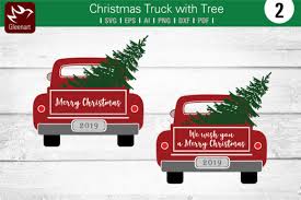 Christmas Truck With Tree Graphic By Gleenart Graphic Design Creative Fabrica