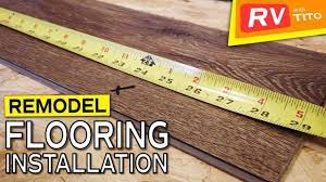 Rv Remodel Flooring Installation Start To Finish Floor Installation Rv Remodel Rv Floor