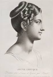 Proantic: Etching Young Greek Empire Period 19th C