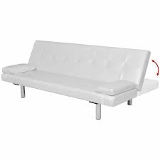 Black And White Sofa Bed Details About White Sofa Bed Set Faux Leather Adjustable Sleeper Couch Furniture Pillows With Images White Sofa Bed Sofa Bed Set Couch Furniture