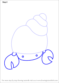 Easy drawing tutorials is the first prerequisite of drawing for beginners to learn how to draw sketches easy step by step. Learn How To Draw A Hermit Crab For Kids Animals For Kids Step By Step Drawing Tutorials