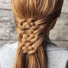 Anna Braids Hair Tutorials Auf Instagram How To Tie A Celtic Knot The Easy Way Hope You Enjoy Thi Celtic Knot Hair Hair Knot Tutorial Hair Tutorial