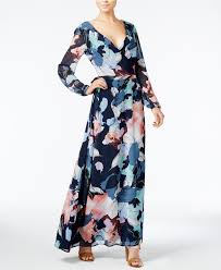 Bar Iii Printed Wrap Maxi Dress Only At Macy S Dresses Women Macy S Maxi Dress Maxi Wrap Dress King Dress