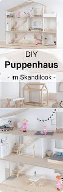 Diy Puppenhaus Im Skandi Look Mit Bauanleitung Diy Puppenhaus Puppenhaus Baby Diy