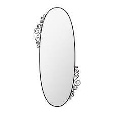 I Like Swirlies Ekne Mirror Oval Width 59 Height 27 1 2 Width 150 Cm Height 70 Cm Ikea Mirror Ikea Bedroom Wall Mirrors Ikea