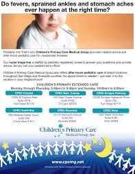 After Hours Care With Cpcmg San Diego Pediatricians