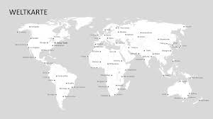 Weltkarte schwarz weiss poster online ken pdf umrisse lander. Powerpoint Landkarten Zum Download Ideen Tipps Zur Gestaltung