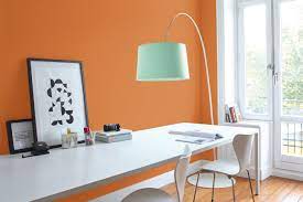 Orange Wandfarbe