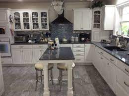 Blue And White Kitchen Cambria Quartz Countertop Parys Kraft Kitchen Cabinets And Countertops Black Granite Kitchen Countertops Black Kitchen Countertops