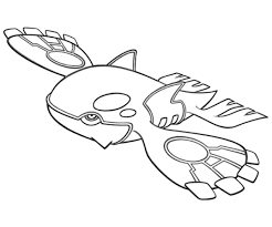 Hey j'aime dessiner des pokémon. Kyogre Coloriage Kyogre Pokemon A Imprimer Et Colorier