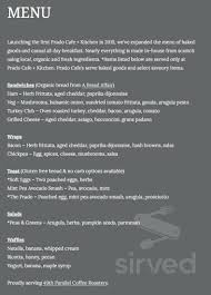 The goods cafe, lotte avenue. Prado Cafe Menu In Vancouver British Columbia Canada